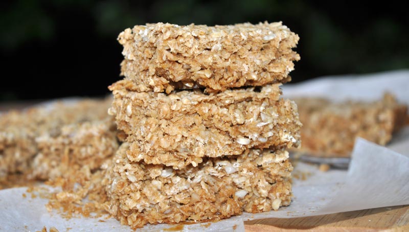 Coconut and Sunflower Seed Flapjacks