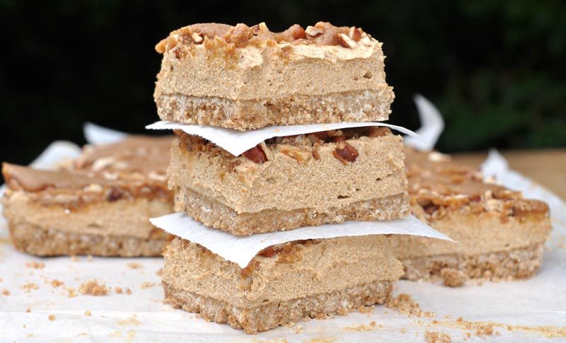 Coffee and Pecan Slice