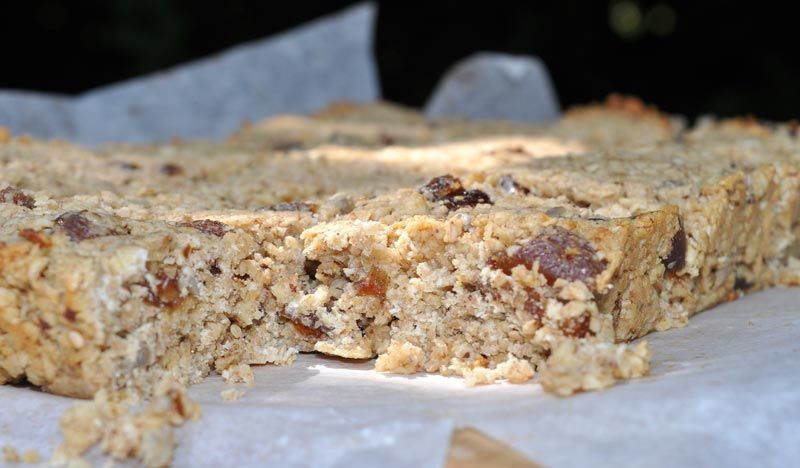 fruit nut and seed flapjacks