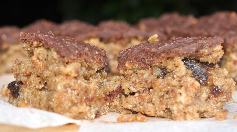 Hazelnut Chocolate Smoothie Flapjacks