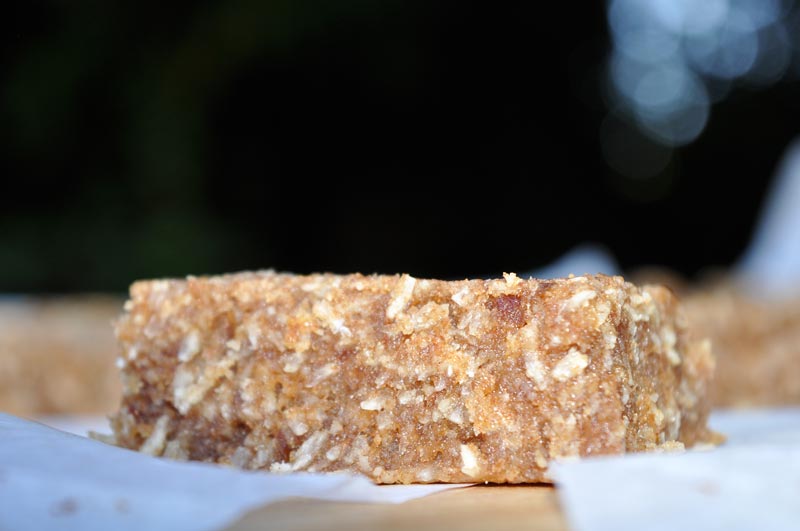 Raw Lemon Drizzle Bars