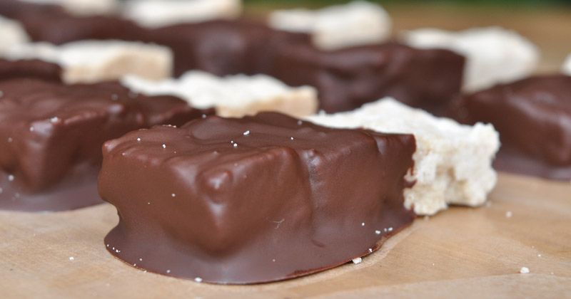 Chocolate Dipped Orange Shortbread