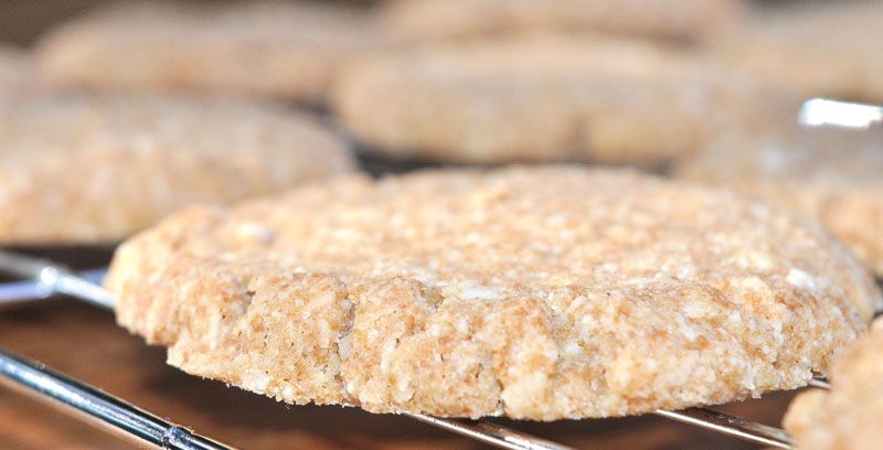 Lemon and Coconut Shortbread Cookies