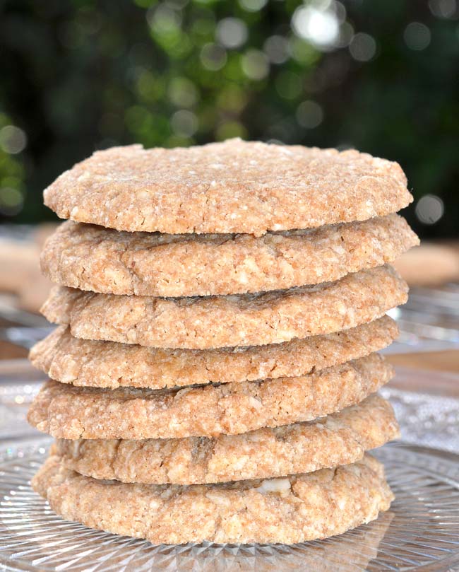 Lemon and Coconut Shortbread Cookies