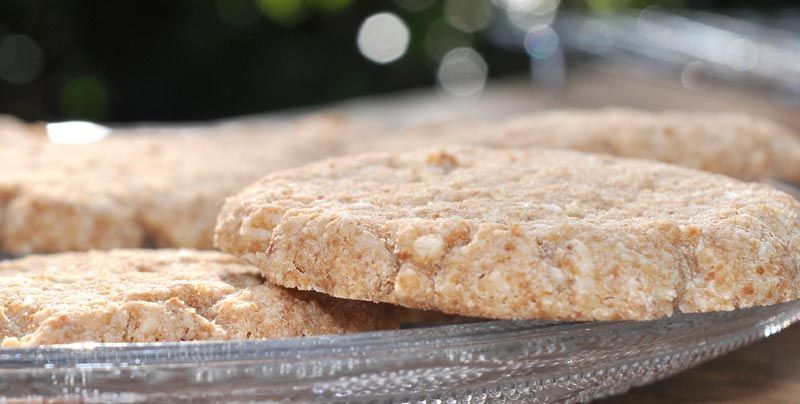 Lemon and Coconut Shortbread Cookies