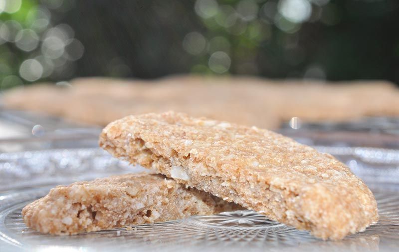 Lemon and Coconut Shortbread Cookies