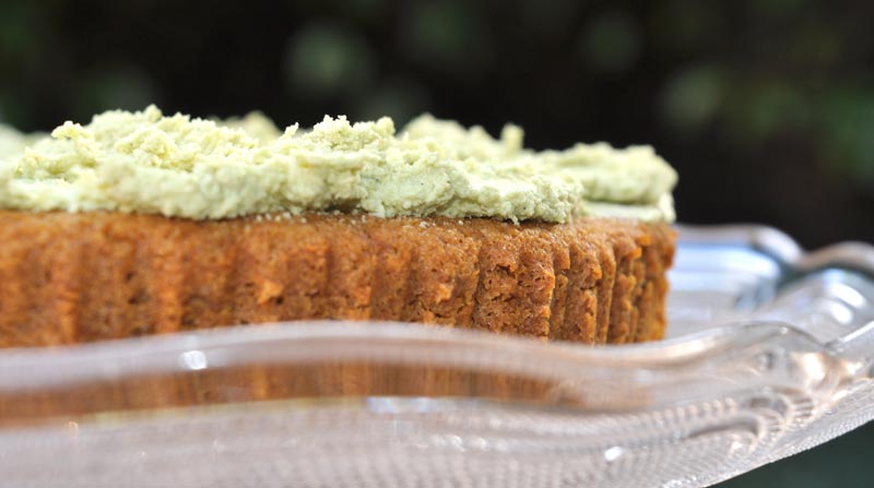 Halloween Matcha Victoria Sponge Cake