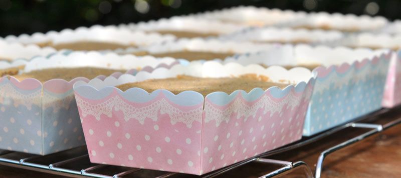 Lemon Poppyseed Mini Loaves With Lemon Buttercream Frosting