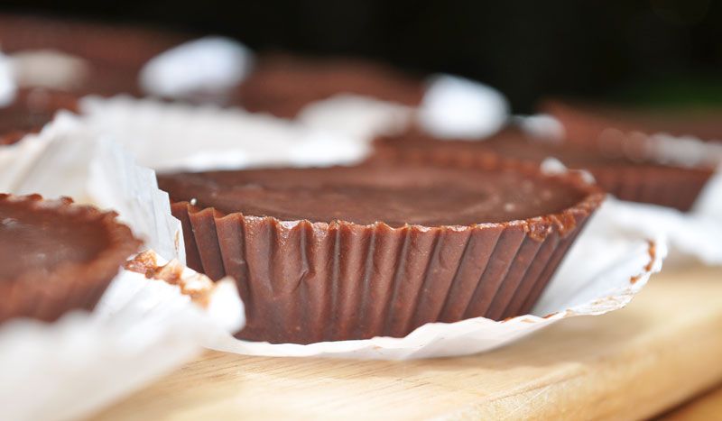 Cookie Dough Chocolate Cups