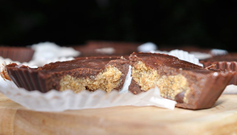 Cookie Dough Chocolate Cups