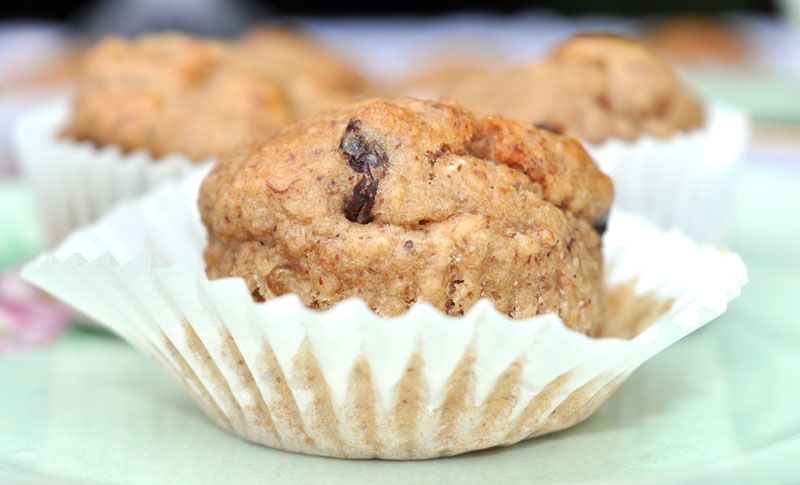 Mini Banana and Raisin Muffins 0007