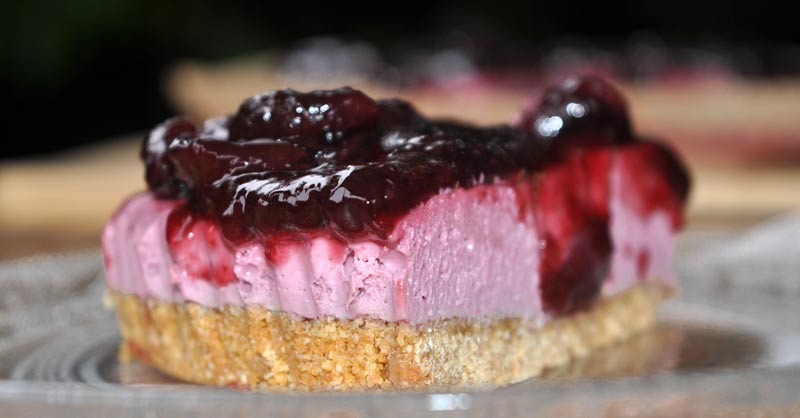 Lemon Cherry Cheesecake