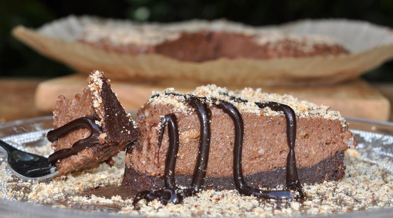 No Bake Chocolate Hazelnut Cheesecake