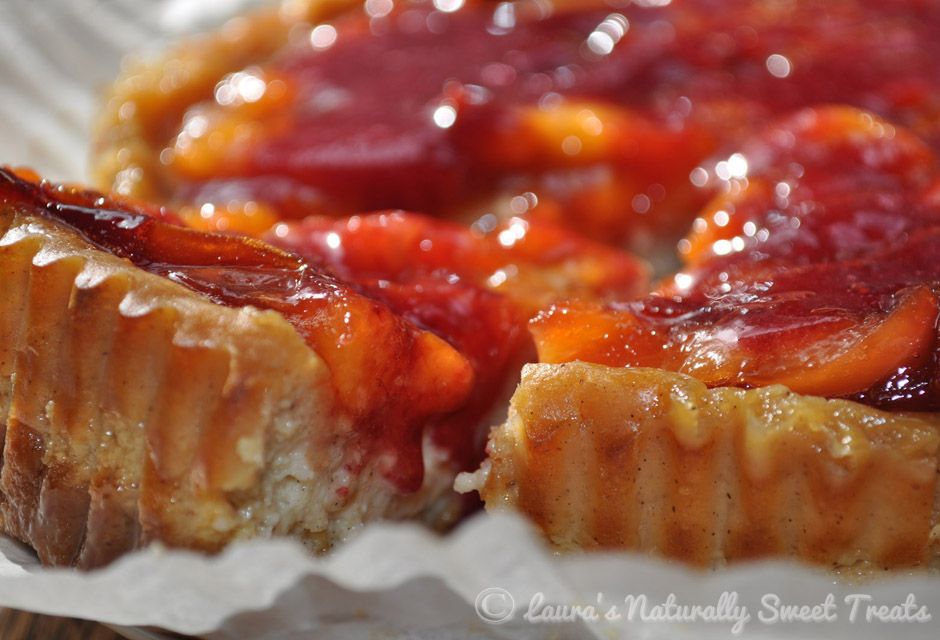 Peach Melba Vegan Baked Cheesecake  