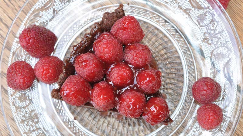 Chocolate Raspberry Torte