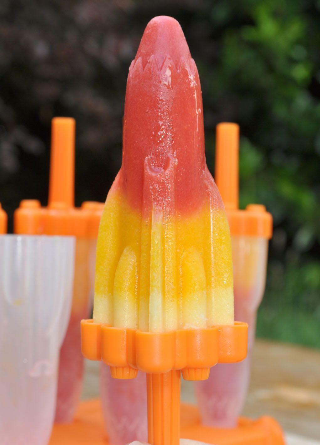 Healthy Fruit Puree Rocket Lollies