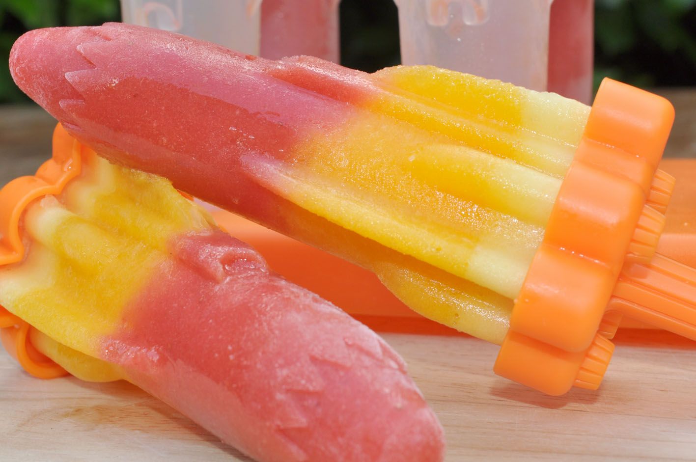 Healthy Fruit Puree Rocket Lollies