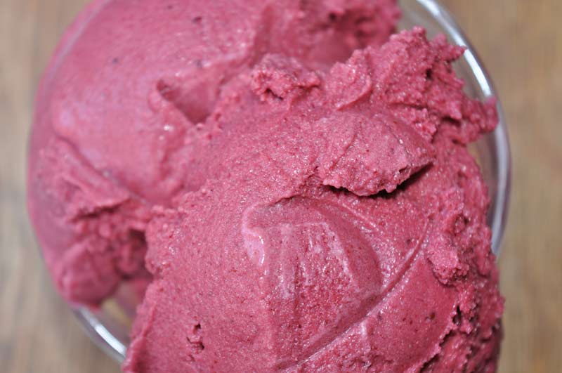 Mixed Summer Berry Ice Cream