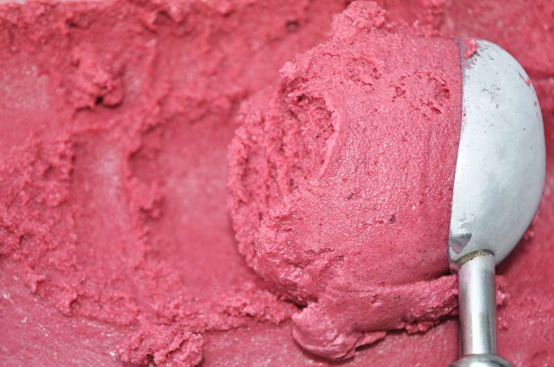 Mixed Summer Berry Ice Cream