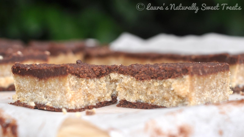 Coconut Cookie Dough Chocolate Slice